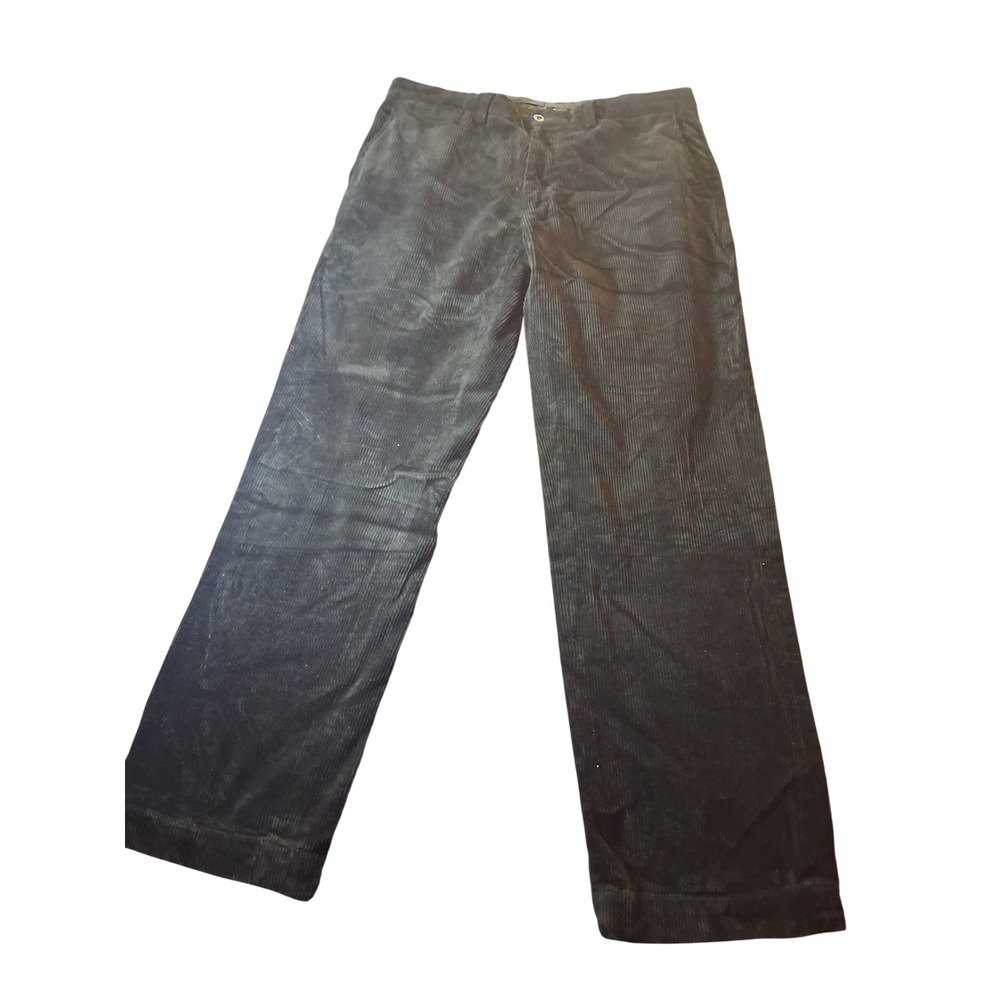 Polo Ralph Lauren Preston Pant Corduroy Mens 35x32 Black Straight Leg